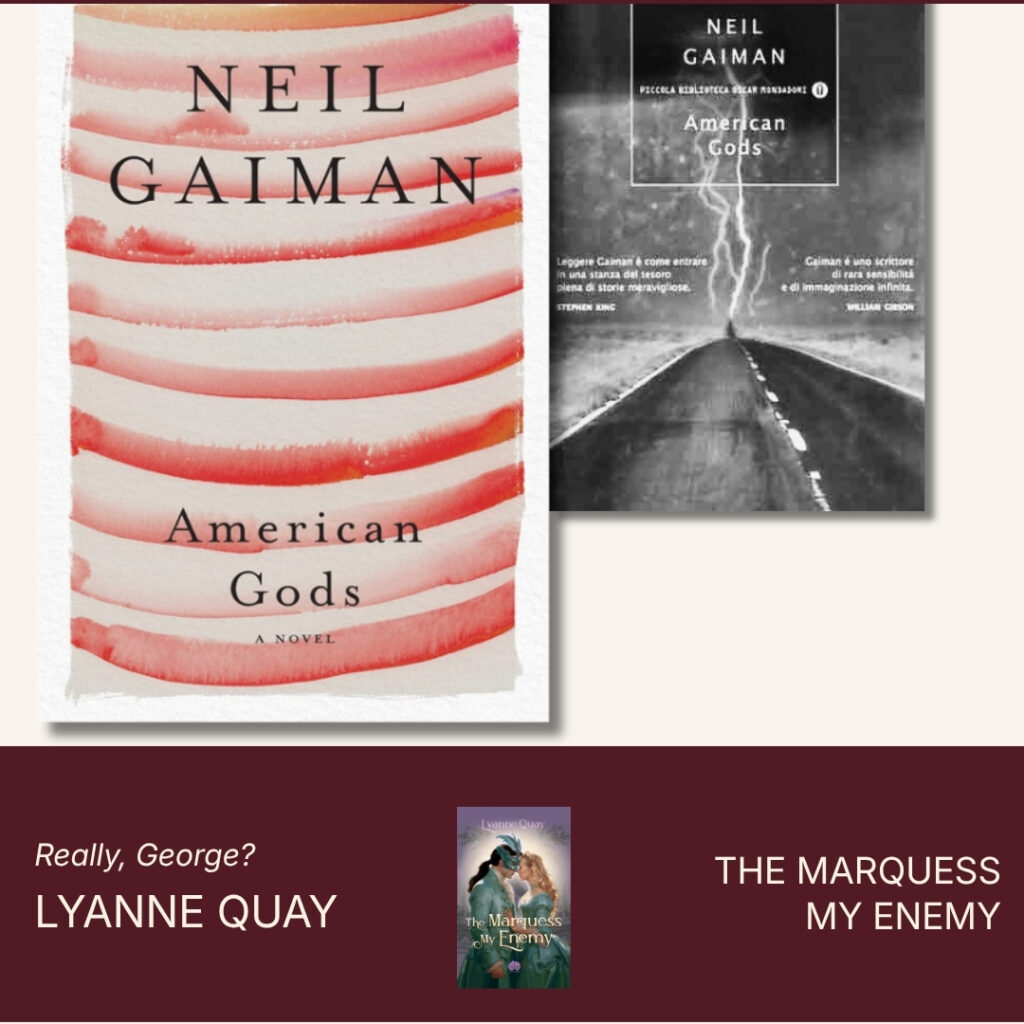 Gaiman, Gods: featured image of American Gods Review. By Really, Goerge?